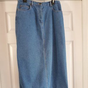 Rafaella Denim Jean Skirt Size 12